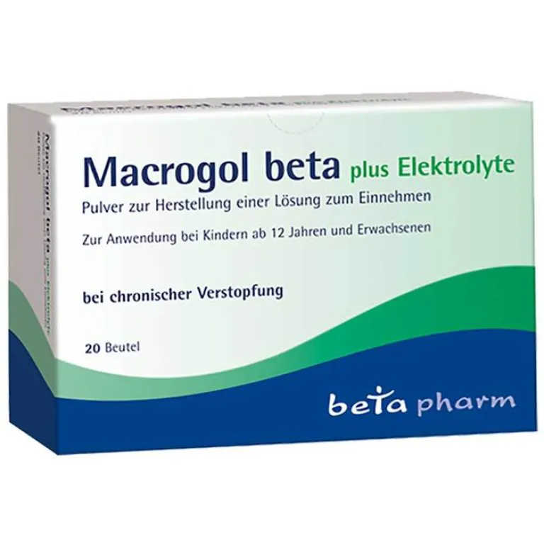 Beta Macrogol plus Elektrolyte Pulver, 20 St- Abführmittel