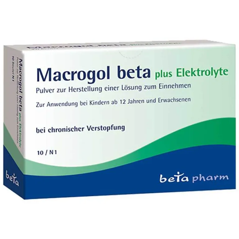 Beta Macrogol plus Elektrolyte Pulver, 10 St- Abführmittel