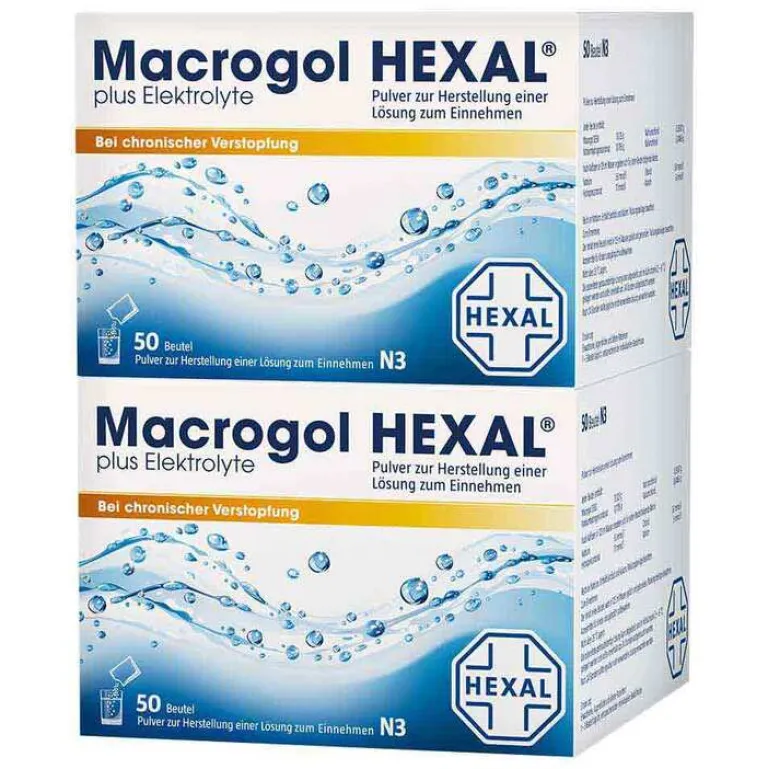 Macrogol plus Elektrolyte Pulver, 100 St^Hexal Online