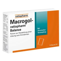 Ratiopharm Macrogol Balance Pulver zur H.e.Lösung zum Einnehmen, 10 St- Abführmittel