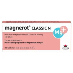 Magnerot ® CLASSIC N Magnesium Tabletten, 20 St- Magnesium