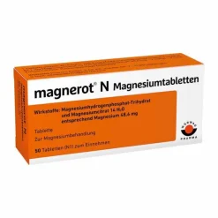 Magnerot N Magnesiumtabletten, 50 St- Magnesium