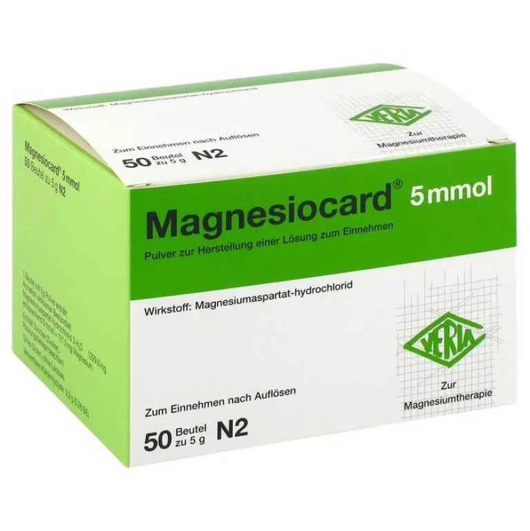 Verla Magnesiocard 5 mmol Pulver, 50 St- Magnesium