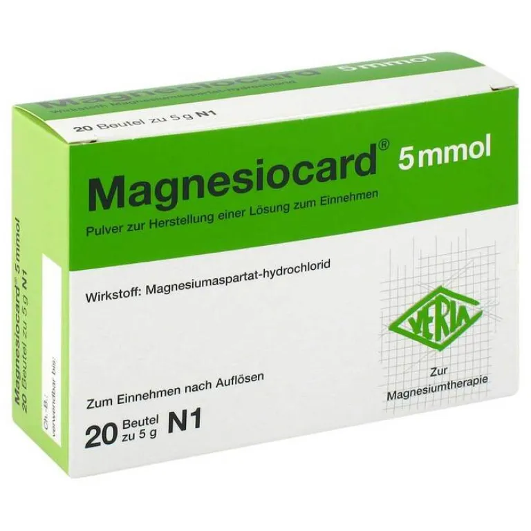 Verla Magnesiocard 5 mmol Pulver, 20 St- Magnesium