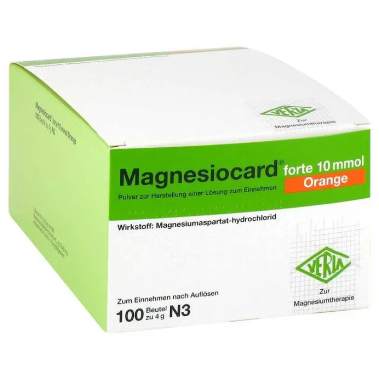Verla Magnesiocard forte 10 mmol Orange Pulver, 100 St- Magnesium