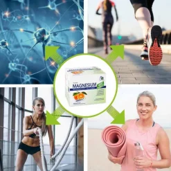 Avitale Magnesium 400 direkt Orange Portionssticks, 50X2.1 g- Hirnleistung & Nerven