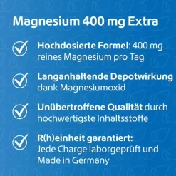 Magnesium-Magnesium 400 mg Extra Kapseln, 120 St