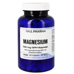 Magnesium 100 mg GPH Kapseln, 180 St^Hecht Pharma Outlet