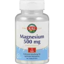 Supplementa Magnesium 500 mg Tabletten, 60 St- Magnesium