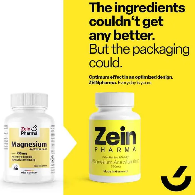 Zein Pharma Magnesium Acetyltaurinat Zeinpharma Kapseln, 30 St- Magnesium