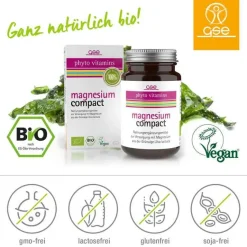 GSE Magnesium-Magnesium Compact Bio Tabletten, 60 St