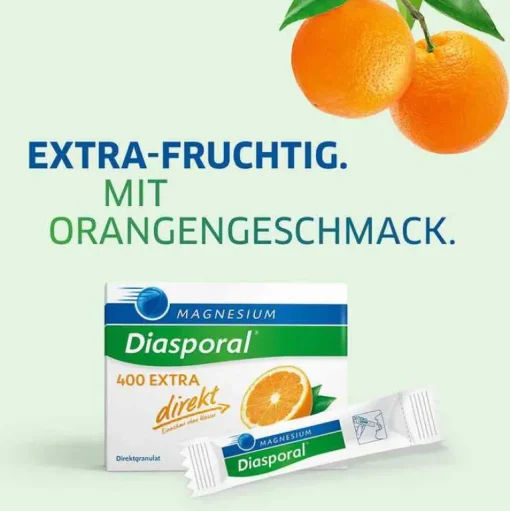 Magnesium Diasporal Magnesium|Muskulatur-400 Extra direkt Granulat, 50 St