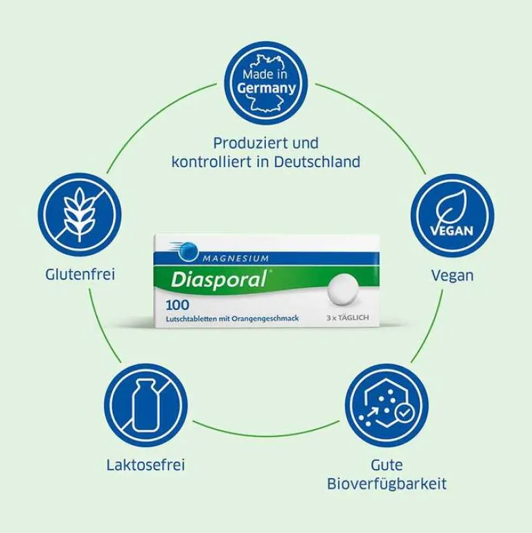 100 Lutschtabletten, 100 St^Magnesium Diasporal Discount