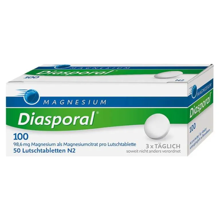 Magnesium Diasporal 100 Lutschtabletten, 50 St- Magnesium