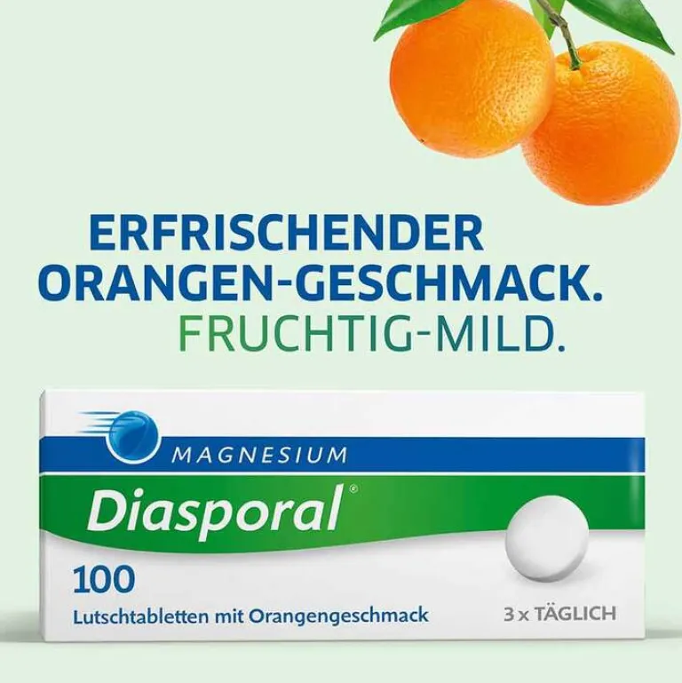 Magnesium Diasporal 100 Lutschtabletten, 50 St- Magnesium