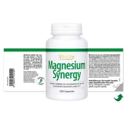 Magnesium Synergy Komplex Glycinat Malat & Citrat, 120 St^Vision Healthcare Discount