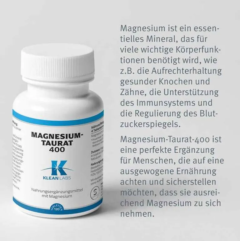 Magnesium Taurat 400 Tabletten, 120 St^Supplementa Hot