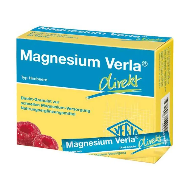 Verla Magnesium-Magnesium direkt Granulat Himbeere, 30 St