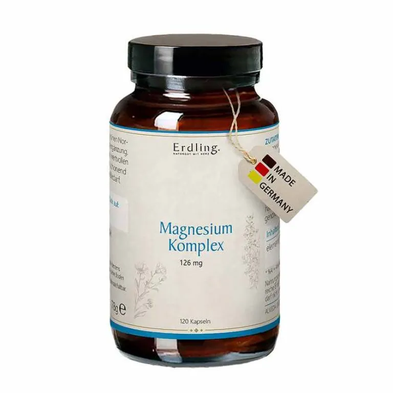 Erdling Magnesium-Komplex 7in1 Sangokoralle Kapseln , 120 St- Magnesium