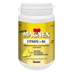 Magnex Citrate 375 mg + B6 Chew laktosefrei veg.KTA, 100 St^