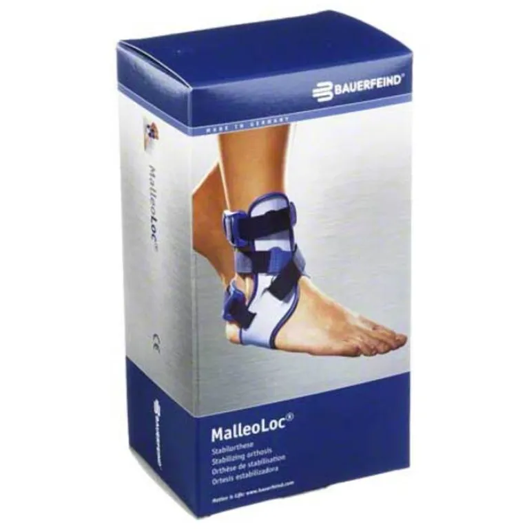 Bauerfeind Malleoloc Größe 1 rechts titan, 1 St- Knöchel- & Sprunggelenkbandagen