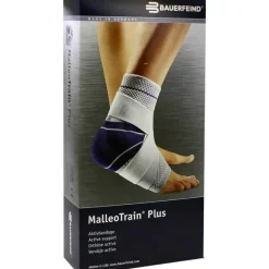 Bauerfeind Knöchel- & Sprunggelenkbandagen-Malleotrain Plus Größe 2 rechts titan Sprunggelenkb., 1 St