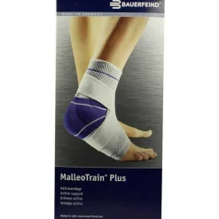 Bauerfeind Knöchel- & Sprunggelenkbandagen-Malleotrain Plus Größe 5 rechts titan Sprunggelenkb., 1 St