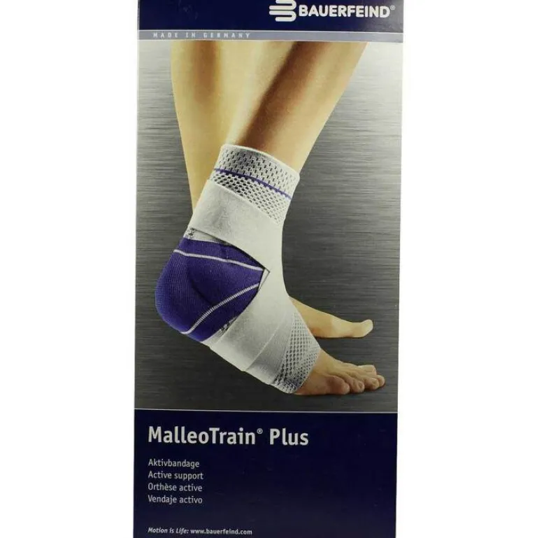 Bauerfeind Knöchel- & Sprunggelenkbandagen-Malleotrain Plus Größe 5 rechts titan Sprunggelenkb., 1 St