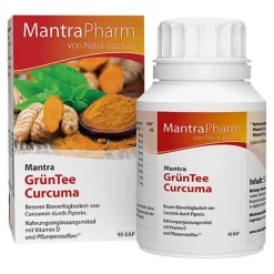 Grüntee Curcuma Kapseln, 90 St^Mantra Discount