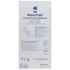 Handgelenkbandage Größe 2 links schwarz, 1 St^Manutrain Best