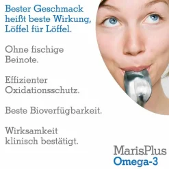 MarisPlus Omega 3 Kapseln-Maris Plus Omega-3 flüssig Zitrone, 150 ml