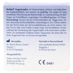 McMed Augentropfen Trockene Augen-Augentropfen Einzeldosispipetten, 15X0.35 ml