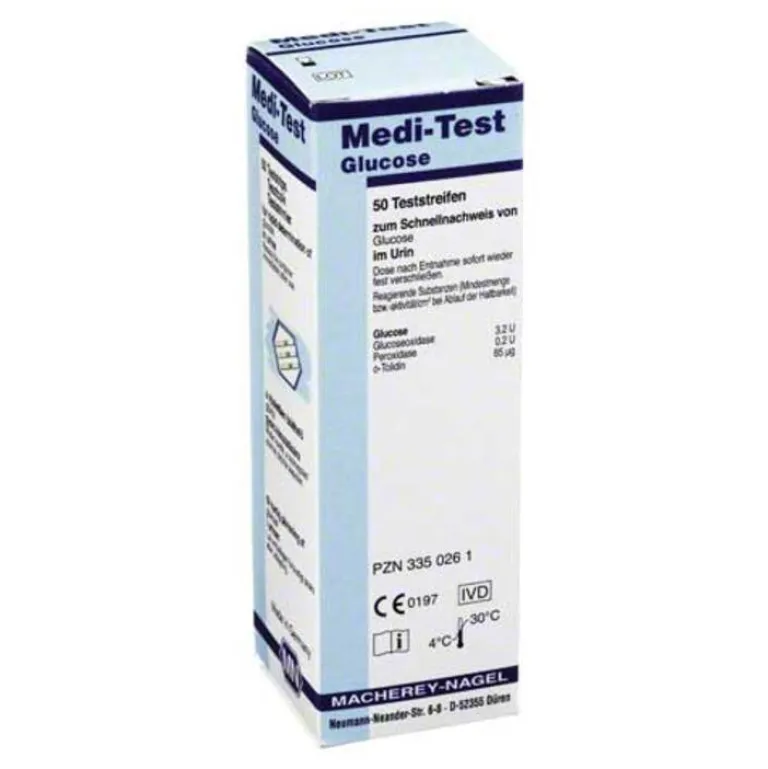 Macherey-Nagel Urinteststreifen-Medi Test Glucose Teststreif, 50 St