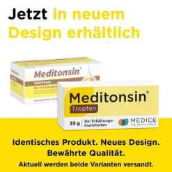 Meditonsin Tropfen bei Erkältung, 35 g- Grippemittel