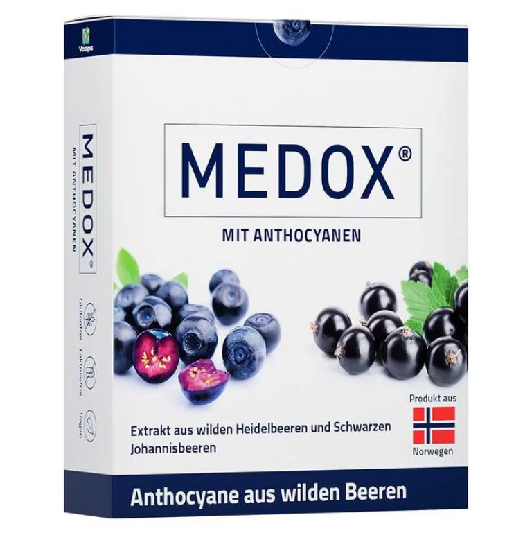 Evonik Operations GmbH Durchblutung-Medox Anthocyane aus wilden Beeren Kapseln, 30 St