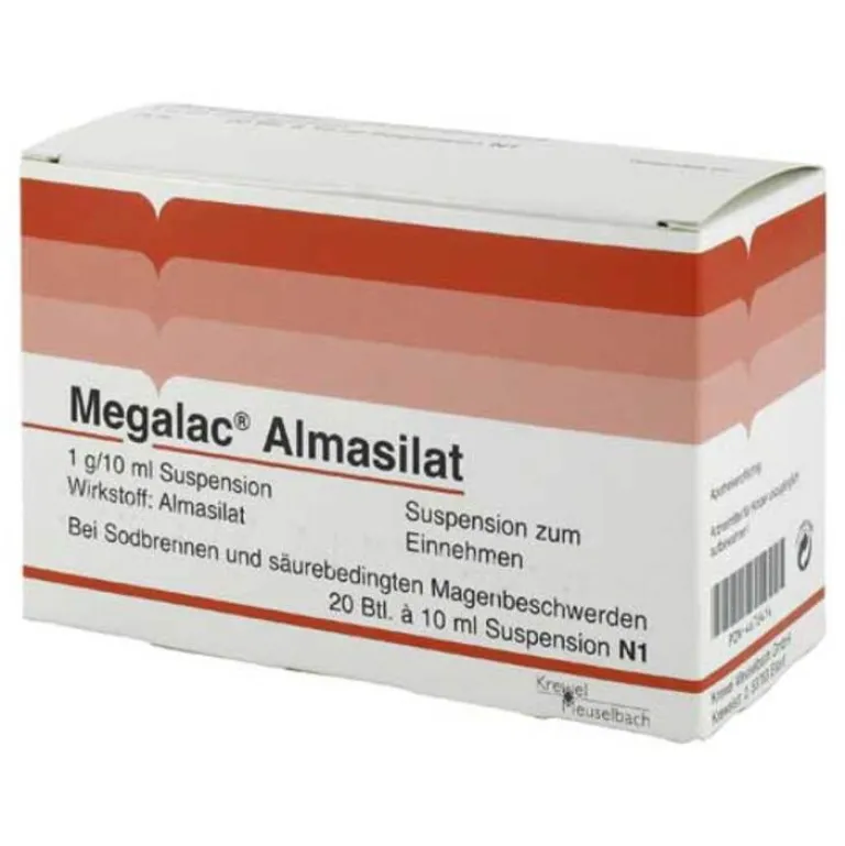 Megalac Sodbrennen Medikamente-Almasilat Suspension, 20X10 ml