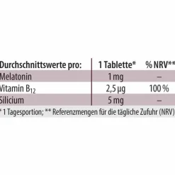 Melatonin B12 Dr. Jacob`s Tabletten, 60 St^Dr. Jacobs Outlet