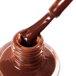 Meme Nagelpflege-Nagellack mit Silicium schokobraun 10, 10 ml