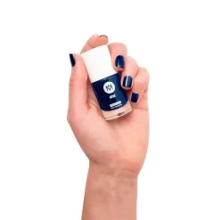 Meme Nagellack mit Silicium marineblau 09, 10 ml- Nagelpflege