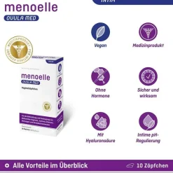Menoelle Intimpflege-Ovula med Vaginalovula, 10 St