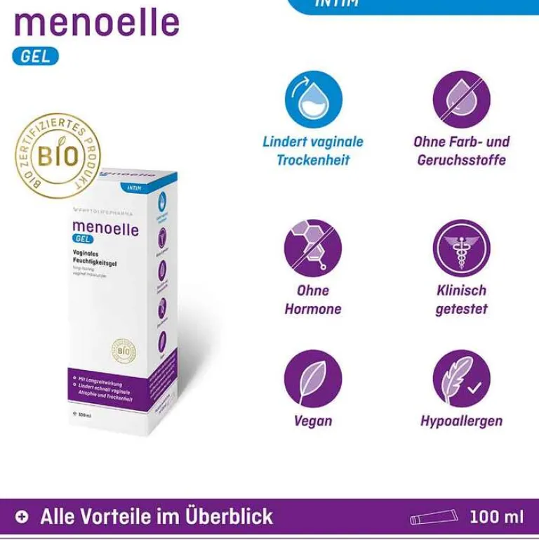 Menoelle Vaginalgel, 100 ml- Intimpflege