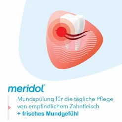 Meridol Rundumpflege Mundspülung, 400 ml- Mundspülung