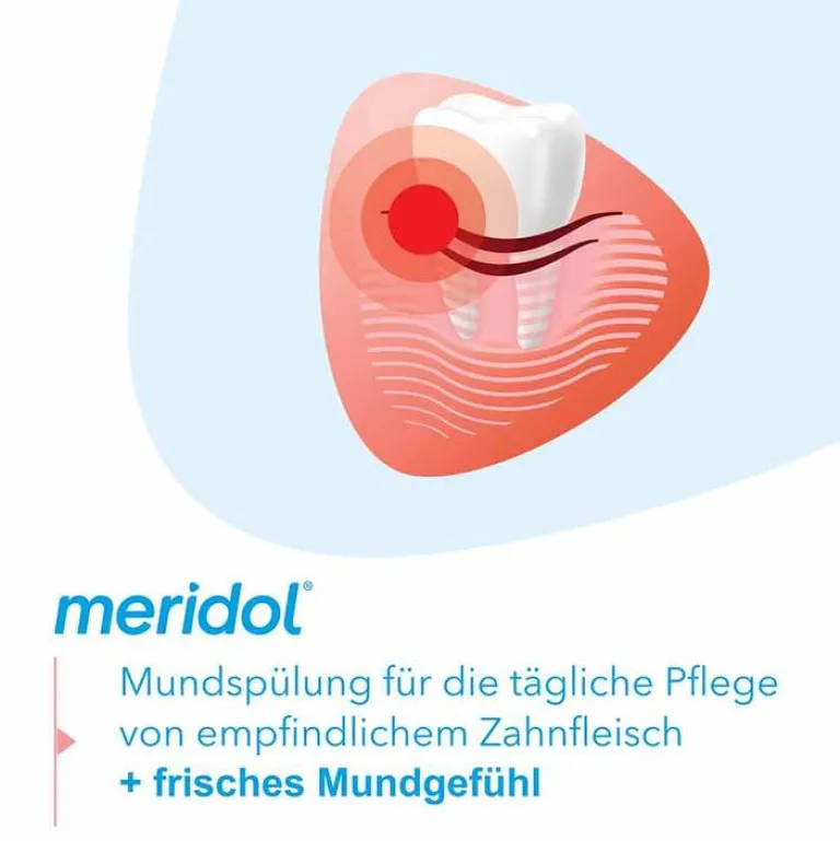 Meridol Rundumpflege Mundspülung, 400 ml- Mundspülung