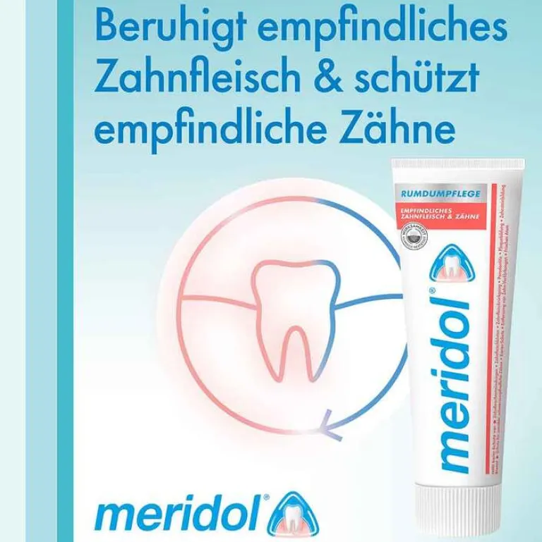 Rundumpflege Zahnpasta Doppelpack, 2X75 ml^Meridol Best