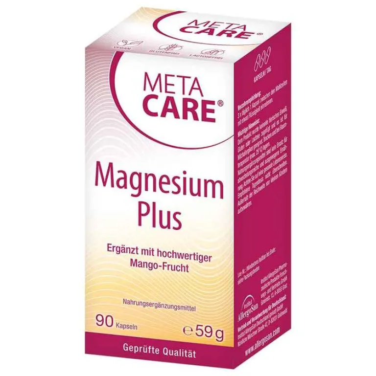 Magnesium Plus Kapseln, 90 St^Meta Care Best