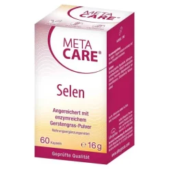 Meta Care Selen|Gerstengras-Selen + Kapseln, 60 St