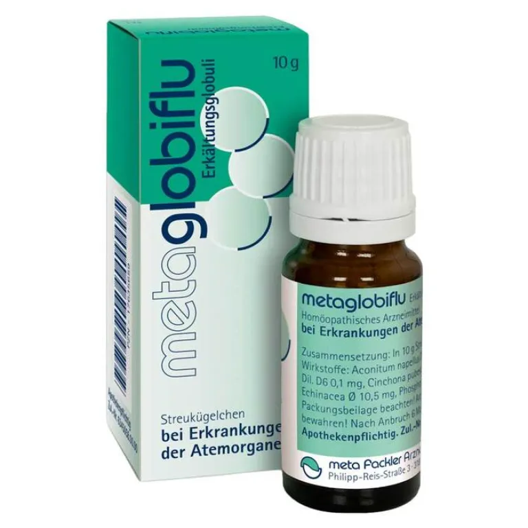 Metaglobiflu Erkältungsglobuli, 10 g^ Hot