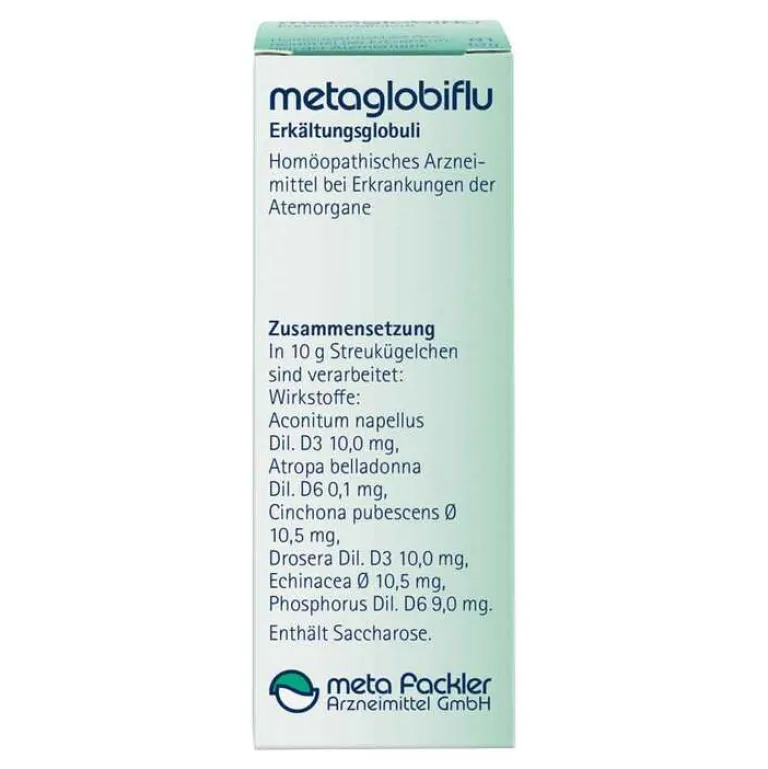 Metaglobiflu Erkältungsglobuli, 10 g^ Hot