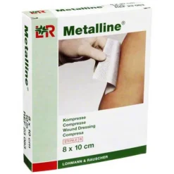 Metalline Sterile Kompressen-Kompressen 8x10cm, 10 St