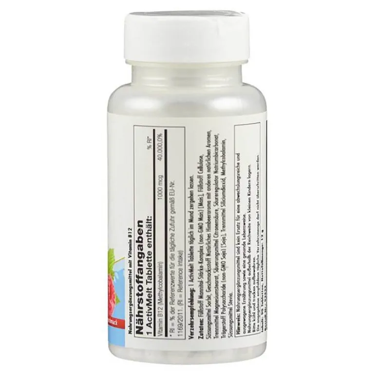 Vitamin B12 (Cobalamin)-Methylcobalamin Vit.B12 1000 µg Activmelt Lut.-T., 90 St